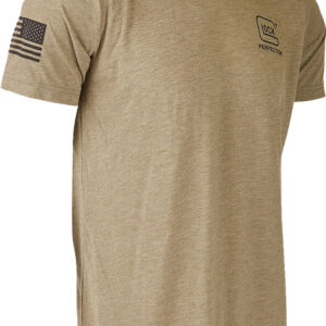 Glock AP96314 2nd Amendment Tee Olive Cotton/Polyester Short Sleeve Large