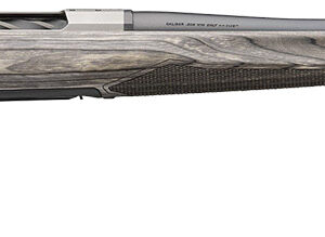 Browning 036092211 X-Bolt 2 Hunter Full Size 243 Win 4+1 22" Matte Blued Threaded Sporter Barrel, Drilled & Tapped Stainless Steel Receiver, Fixed Gray Laminate Stock, Radial Muzzle Brake