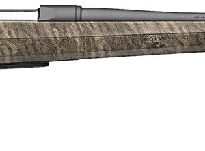 Browning 035841211 AB3 243 Win 4+1 22" Matte Blued Threaded Sporter Barrel, Matte Blued Drilled & Tapped Steel Receiver, Fixed w/Textured Grip Panels Mossy Oak Bottomland Composite Stock