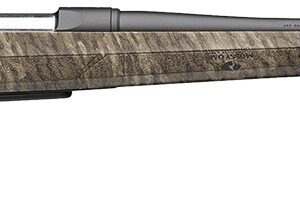 Browning 035841229 AB3 300 Win Mag 3+1 22" Matte Blued Threaded Sporter Barrel, Matte Blued Drilled & Tapped Steel Receiver, Fixed w/Textured Grip Panels Mossy Oak Bottomland Composite Stock