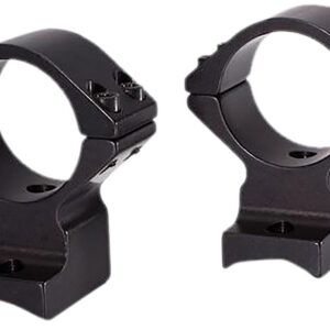 Talley 95X719 Scope Mount/Ring Combo Black Anodized Aluminum 1" Tube, Savage (8-40) Round Receiver w/Accutrigger, High Rings