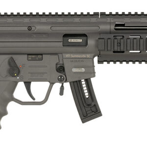ATI GERGGSG1610S GSG-16 22LR 10+1 16.25" Black Non-Threaded Barrel, Smoke Gray Picatinny Rail Polymer Receiver, M-LOK Handguards, Collapsible w/Storage Compartment Black Synthetic Stock, Smoke Gray P