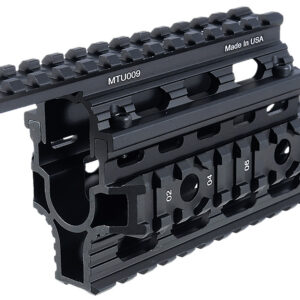 Leapers MTU009 Quad Rail Aluminum Matte Black Receiver