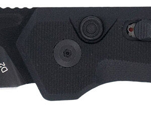 CobraTec Knives CTNAJBLK Naja 3.50" Folding Plain Black Powder Coated D2 Steel Blade, 4.75" Black G10 Scales Handle