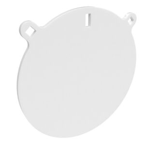 Birchwood Casey BC-RND10-38 Round Steel Target Plate 10" Pistol/Rifle Black/Red/White Steel 0.38" Thick Hanging