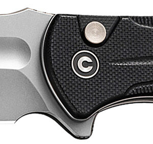 Civivi Knives C23053-3 Incindie 3.48" Folding Spear Point Plain Stonewashed 14C28N Steel Blade, Black Textured G10 Handle