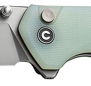 Civivi Knives C19059C-3 Brazen 3.46" Folding Plain Stonewashed D2 Steel, Blade Natural G10 Handle