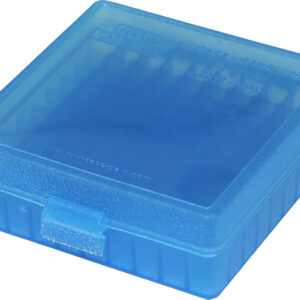 MTM Case-Gard P1002224 Ammo Box Flip-Top 22 LR Blue 100rd