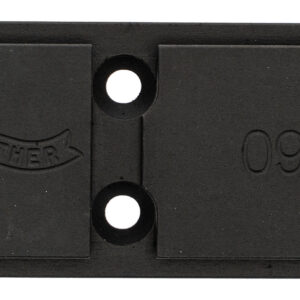 Walther Arms 5136208 Optic Plate Black Steel Fits Walther PDP 2.0