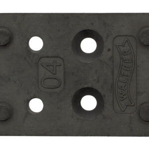 Walther Arms 5136212 Optic Plate  Black Steel Fits Walther PDP 2.0