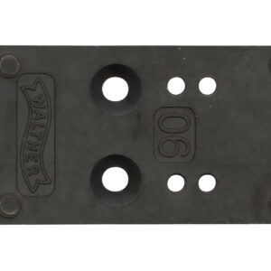 Walther Arms 5136197 Optic Plate Black Steel Fits Walther PDP 2.0