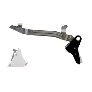 Timney Triggers ALPHAGLOCK5LARGESILVER Alpha Competition 10mm/45 ACP Silver Fits Glock 20/20MOS/21/21MOS/29/30 Gen 5 Large Frame