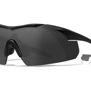 Wiley X 3501 Vapor Smoke Gray/Clear Lens Polycarbonate Matte Black Frame