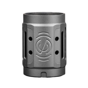 SilencerCo AC5447 Alpha MAAD Brake 2.0 Black Anodized Aluminum 2" OAL 1.45" Diameter