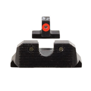 Trijicon 600851 HD XR Night Sight Set Green Tritium/Orange Outline Front, Green Tritium Rear, Black Frame Fits S&W M&P/M&P M2.0