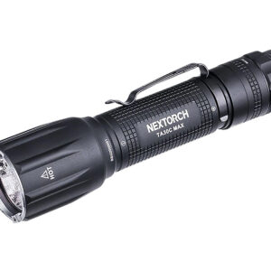 Nextorch Tactical Flashlight Black 3000 Lumens 390 Meters Beam Distance