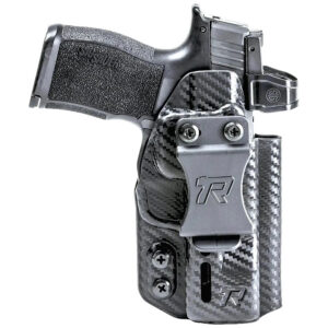 Rounded Gear RGDRUIDSFAHELLCATCF Druid IWB/OWB Black Carbon Fiber Kydex Fits Springfield Hellcat Ambidextrous