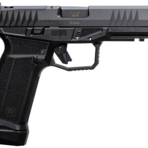 AREX 815537023893 Delta L Gen2 9mm Luger 17+1 4.50" Black Barrel, Black Nitride Optic Cut/Serrated Slide, Black Frame, Ambidextrous