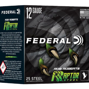 Federal RRS1382 Rob Roberts Raptor 12Gauge 3" 1 3/8oz 2Shot 25 Per Box/10 Case