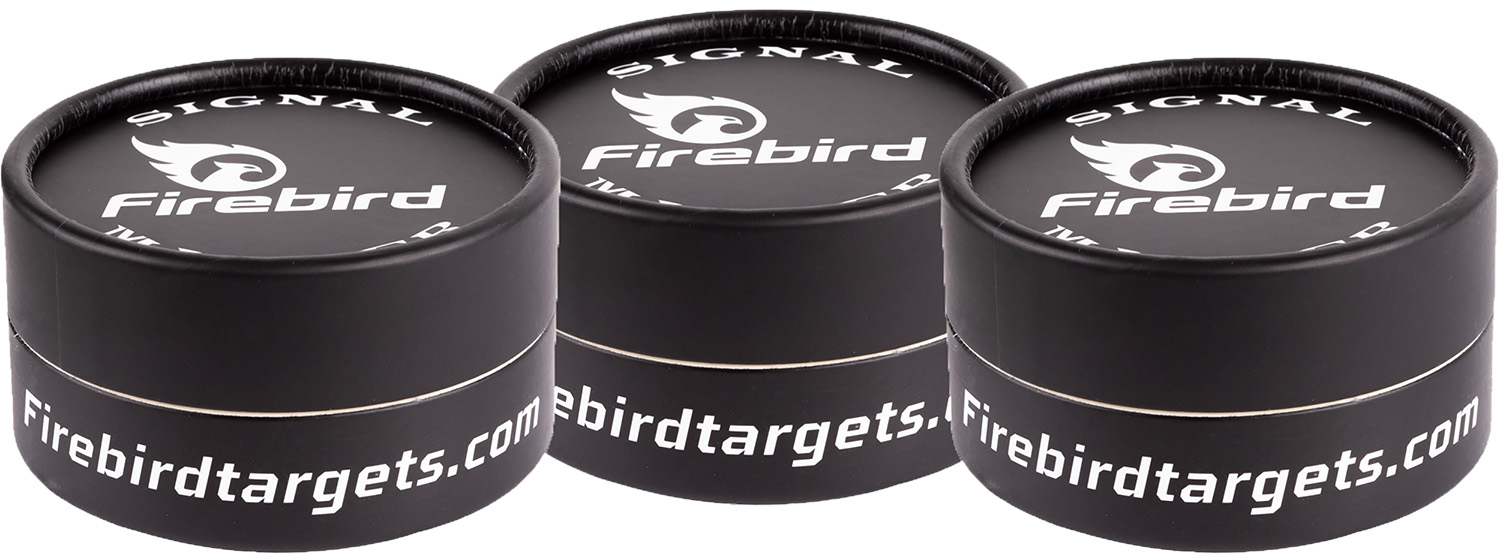 Firebird USA SMO Signal Marker Moving Trajectory/Static Orange Universal Firearm 65mm 3 Pack