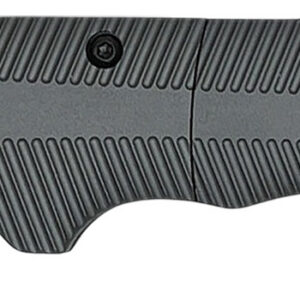 Templar Knife Cali Auto Assist 1.90" Folding Drop Point Plain Cali D2 Steel Blade, 3.56" Gunmetal Anodized Aluminum Handle