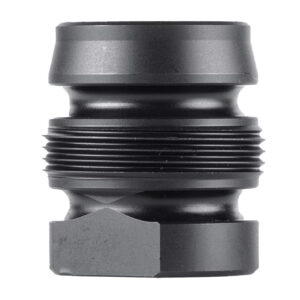 Dead Air DA143 Xeno Xero Black 4140 HT Alloy Steel 9/16x24 RH Threads 1.105" OAL 0.99" Diameter 9mm