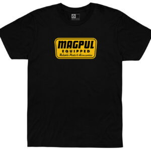 Magpul MAG1205-001 Equipped Blend Black Cotton/Polyester Short Sleeve 4XL
