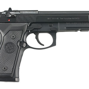 Beretta USA JS92M9A1 92FS Type M9A1 Full Size 9mm Luger 10+1 4.90" Black Barrel, Black Cerakote Steel Serrated Slide, Black Aluminum Frame w/Beavertail & Picatinny Rail, Black Textured Grip