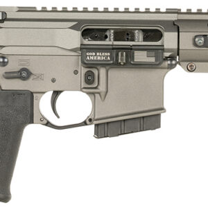 Patriot Ordnance Factory 2171 P15 Constable 300 Blackout 30+1 10.50" M-LOK Handguard, Tungsten Cerakote Aluminum Receiver w/Picatinny Rail, Black Polymer MFT Blade Stabilizer, MFT Grip
