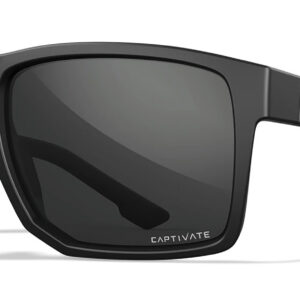 Wiley X AC6FND02 Founder Gray Lens Polycarbonate Matte Black Frame