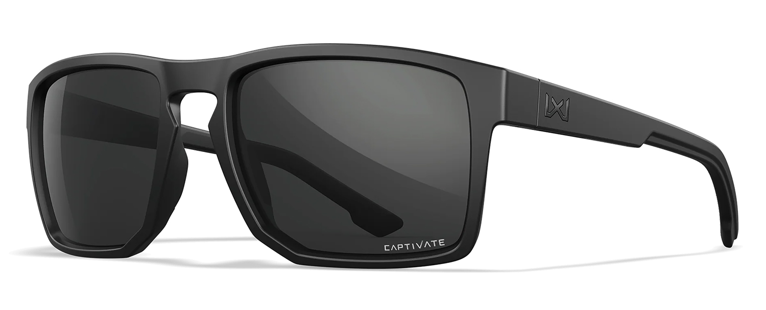 Wiley X AC6FND02 Founder Gray Lens Polycarbonate Matte Black Frame