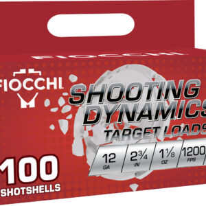 Fiocchi 12SDB187 Shooting Dynamics 12Gauge 2.75" 1 1/8oz 7.5Shot 100 Per Box/2 Case