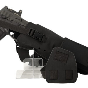 Cole-tac VWX101 Varmint Wrangler XL Pistol Holder Chest Black Right Hand