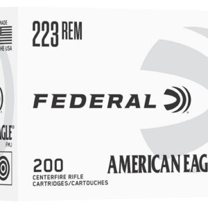 Federal AE223C American Eagle 223Rem 55gr Full Metal Jacket 200 Per Box/5 Case