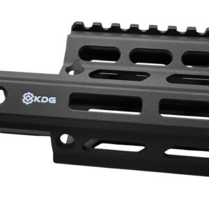 Kinetic Development Group STR5-MK2-010 SRX3 MK2 Stribog Rail Extension Black Aluminum Compatible w/ Stribog SP9 Models w/ MLOK Receivers