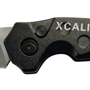 Xcaliber Knife Company Switch Blade 2.41" Folding Drop Point Plain Stainless D2 Steel Blade. 4.15" Aluminum Handle