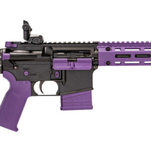 Tippmann Arms A101335 M4-22 LTE 22 LR 10+1 16" Black Parkerized Threaded Barrel, Matte Black Aluminum Receiver w/Picatinny Rail, Purple M-LOK Handguard. Composite Forend. Black Polymer Stock. Purple G