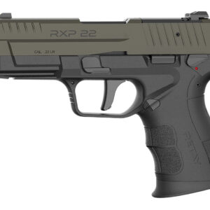 Retay USA RXP22BLKODSL10TH RXP 22 LR 10+1 4" Threaded Barrel, OD Green Cerakote Optic Ready/Serrated Slide, Black Cerakote Polymer Frame w/Accessory Rail, RMR/RMSc Footprint