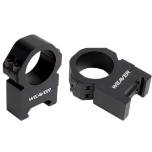 Weaver Mounts 48386 Precision Black Aluminum 30mm Tube Medium