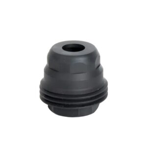 Jk Armament JKMDHDM111624 Minimalist 45Cal Fits 1" Long 11/16"x24 Stainless Steel Nitride Black