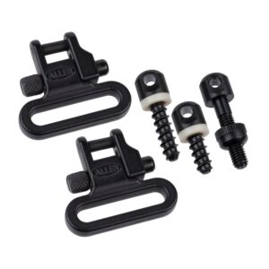 Allen 14420 Magnum Swivel  Set Black 1" Bolt Action Rifles