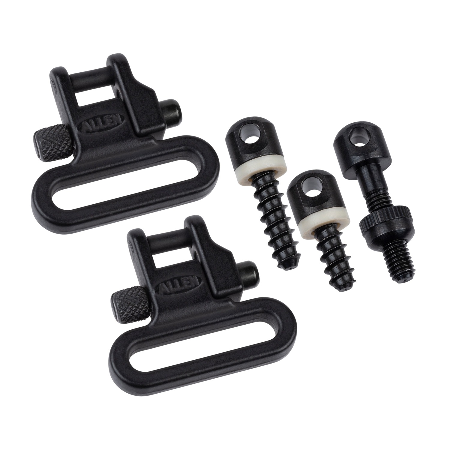 Allen 14420 Magnum Swivel Set Black 1" Bolt Action Rifles