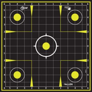Allen 15211-30 EZ Aim Splash Hanging 12"x12" Black/Chartreuse 30 Pack