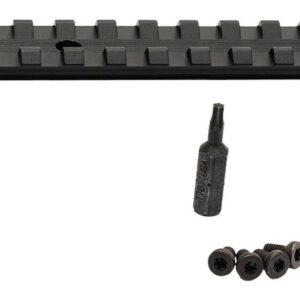 Savage Arms 56442 Scope Rail Revel Black Aluminum 8.40" Long