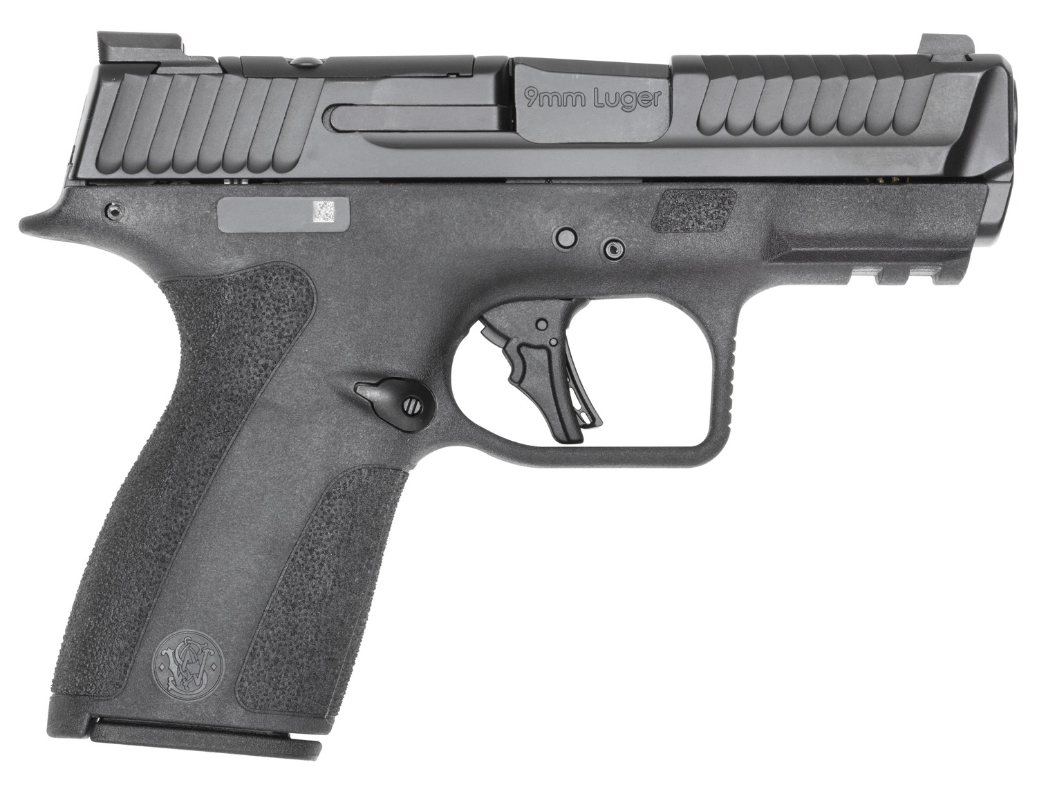 Smith & Wesson 14459 M&P Shield X *CA Compliant Sub-Compact Frame 9mm Luger 10+1 3.60" Black Armornite Stainless Steel Barrel & Optic Ready/Serrated Slide, Black Polymer Frame w/Picatinny Rail, Black