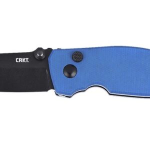 CRKT 2474BDC SQUID BUTTON LOCK 2.27 BLUE