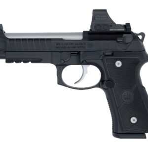 Langdon Tactical Tech 92E2TJRRBS Beretta 92 Elite Full Size 9mm Luger 18+1 4.70" Stainless Barrel, Inox Stainless Steel Optic Ready/Serrated Slide, Black Anodized Aluminum Frame w/Picatinny Rail, Tex