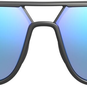LEU 186748 BRIDGER MATTE BLACK BLUE MIRROR