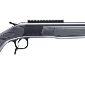 CVA CR4449 Scout 25 Creedmoor 1rd 16.50" Matte Blued Threaded Barrel & Receiver w/DuraSight Rail, Stealth Gray Synthetic Stock