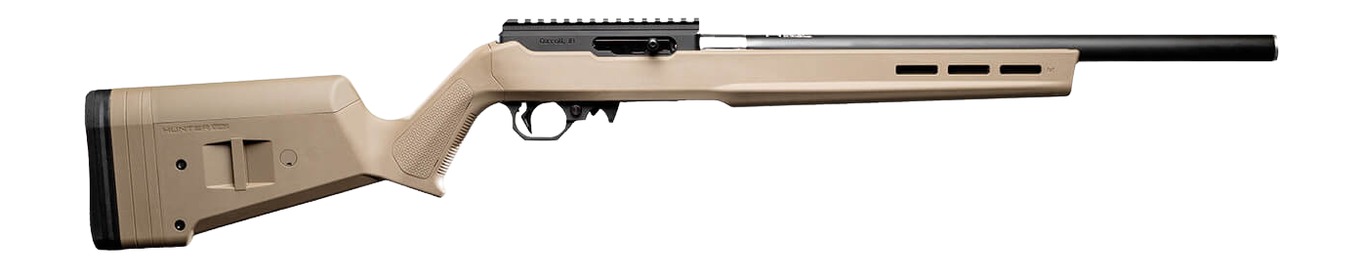 Angstadt Arms AAVV22SMFR Vanquish Superlite 22 LR 10+1 18.50" Black Match Grade Ported Barrel, Black Hardcoat Anodize Aluminum Receiver w/Picatinny Rail, Flat Dark Earth Magpul X-22 Hunter Synthetic S